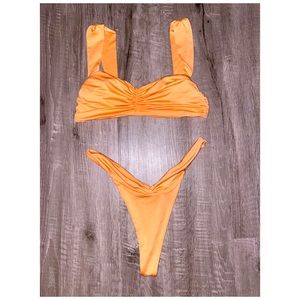 2 piece orange Oh Polly bikini